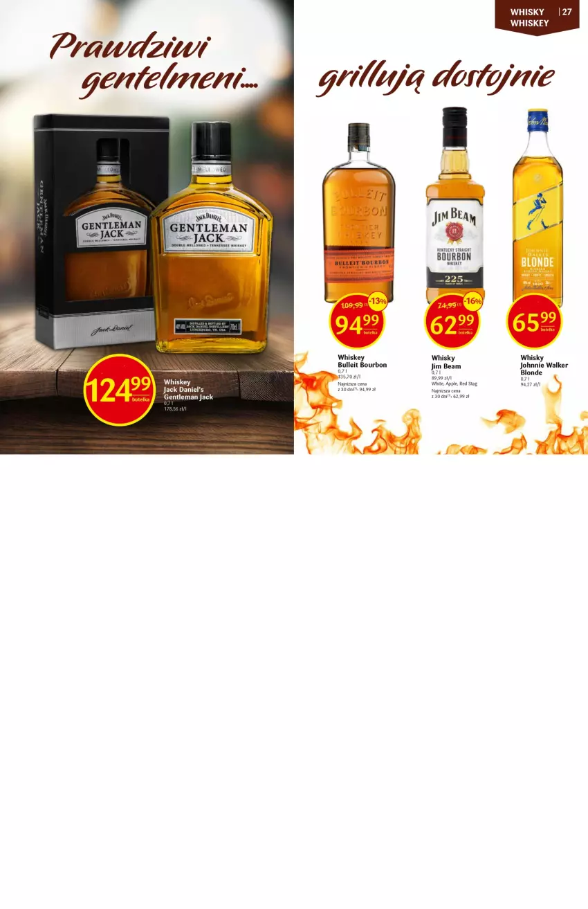 Gazetka promocyjna Delikatesy Centrum - DeliBarek DC16/DC17 - ważna 27.04 do 10.05.2023 - strona 14 - produkty: Jack Daniel's, Jim Beam, Johnnie Walker, Whiskey, Whisky