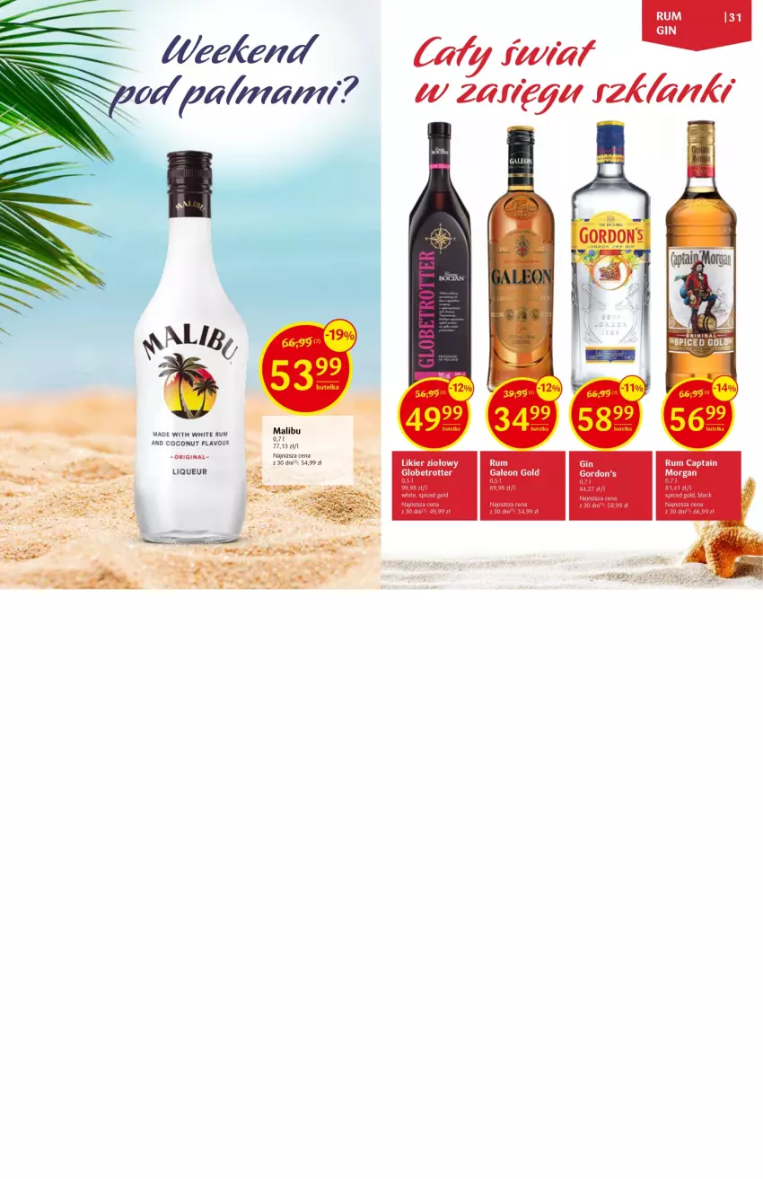 Gazetka promocyjna Delikatesy Centrum - DeliBarek DC16/DC17 - ważna 27.04 do 10.05.2023 - strona 16 - produkty: Gin, Gordon's, Lanki, Likier, Malibu, Rum