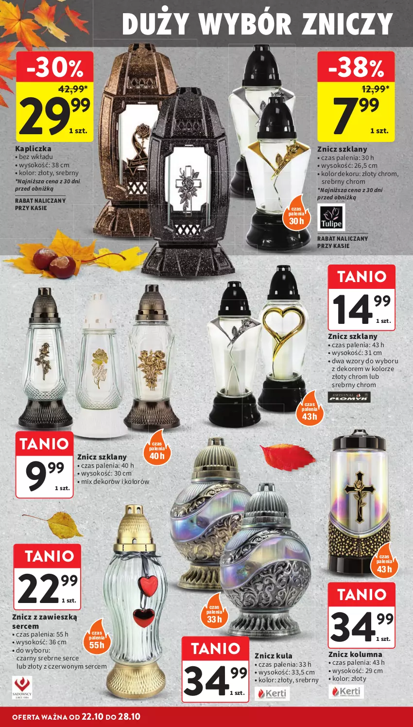 Gazetka promocyjna Intermarche - Gazetka promocyjna - ważna 22.10 do 28.10.2026 - strona 2 - produkty: Ser, Sok, Znicz