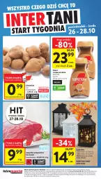Gazetka promocyjna Intermarche - Gazetka promocyjna - Gazetka - ważna od 28.10 do 28.10.2026 - strona 40 - produkty: Latarnia, Nescafé, Kawa rozpuszczalna, Sok, Kawa