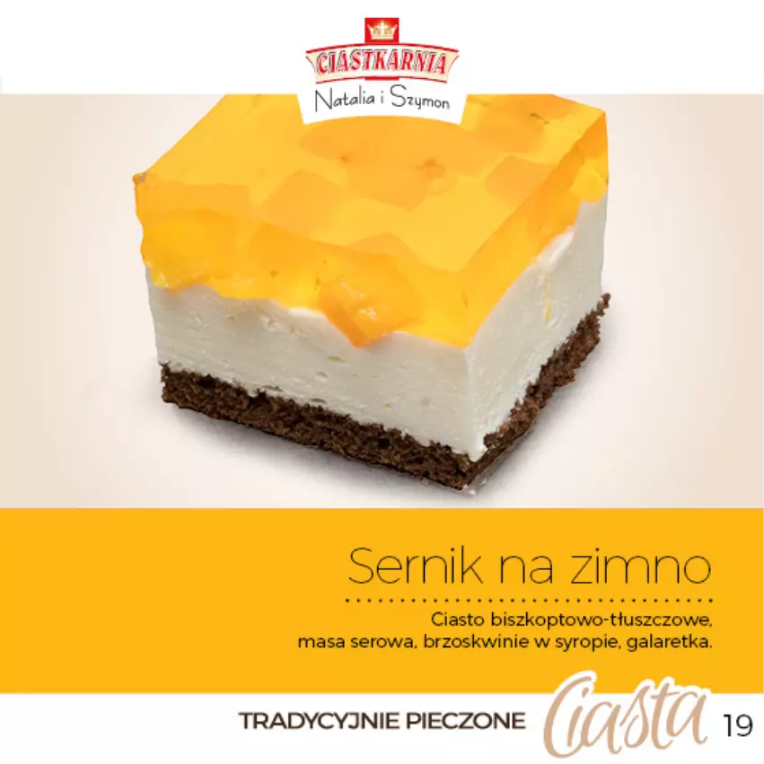 Gazetka promocyjna Topaz - Gazetka - ważna 04.06.2025 do 31.12.2026 - strona 19 - produkty: Brzoskwinie, Gala, Galaretka, Piec, Ser, Syrop