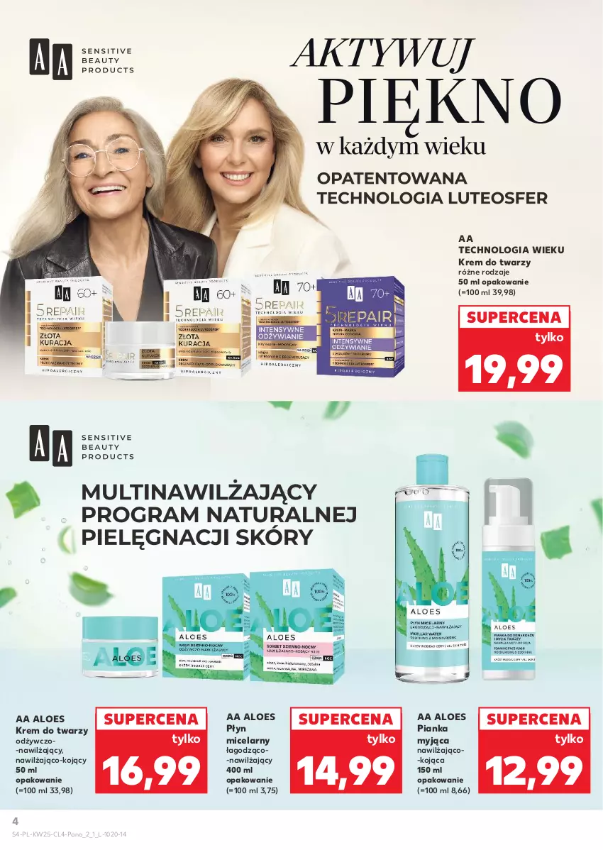 Gazetka promocyjna Kaufland - Kaufland - ważna 18.06 do 02.07.2025 - strona 4 - produkty: Krem do twarzy, Płyn micelarny