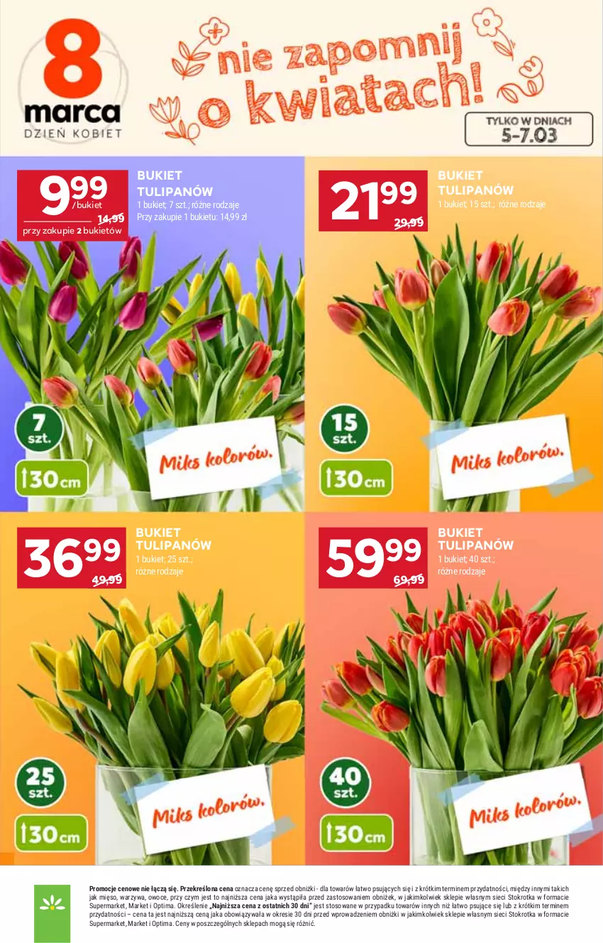 Gazetka promocyjna Stokrotka - Market - ważna 05.03 do 11.03.2026 - strona 6 - produkty: Bukiet, HP, Tulipan