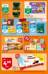 Gazetka promocyjna Auchan - Rysuje się dla każdego coś super taniego Supermarkety - Gazetka - ważna od 18.08 do 18.08.2021 - strona 7 - produkty: Ciastka, Kawa rozpuszczalna, Mus, Kawa, Dilmah, Wafle, Czekolada, Jacobs, Kinder, Milka, HP, Fa