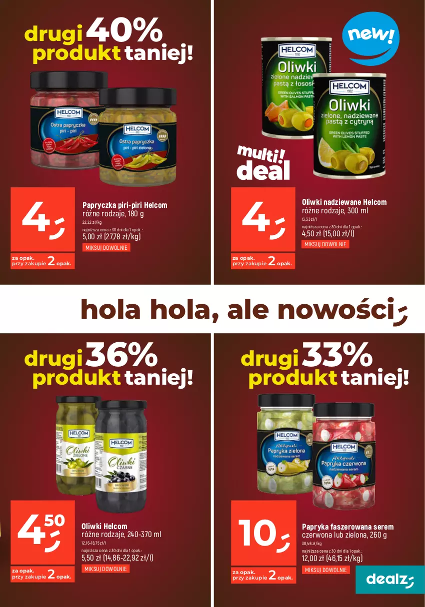 Gazetka promocyjna Dealz - MAKE A DEALZ - ważna 11.04 do 17.04.2024 - strona 23 - produkty: Fa, HELCOM, Oliwki, Papryka, Ser