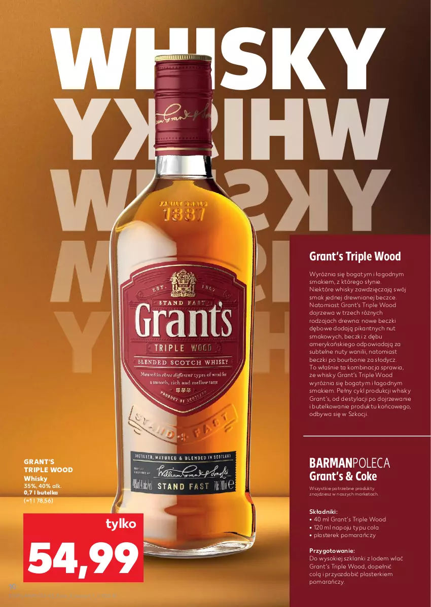 Gazetka promocyjna Kaufland - Barek Kauflandu - ważna 05.03 do 18.03.2026 - strona 10 - produkty: Bourbon, Gra, Koc, Lanki, Nuty, Plasterki, Sok, Whisky