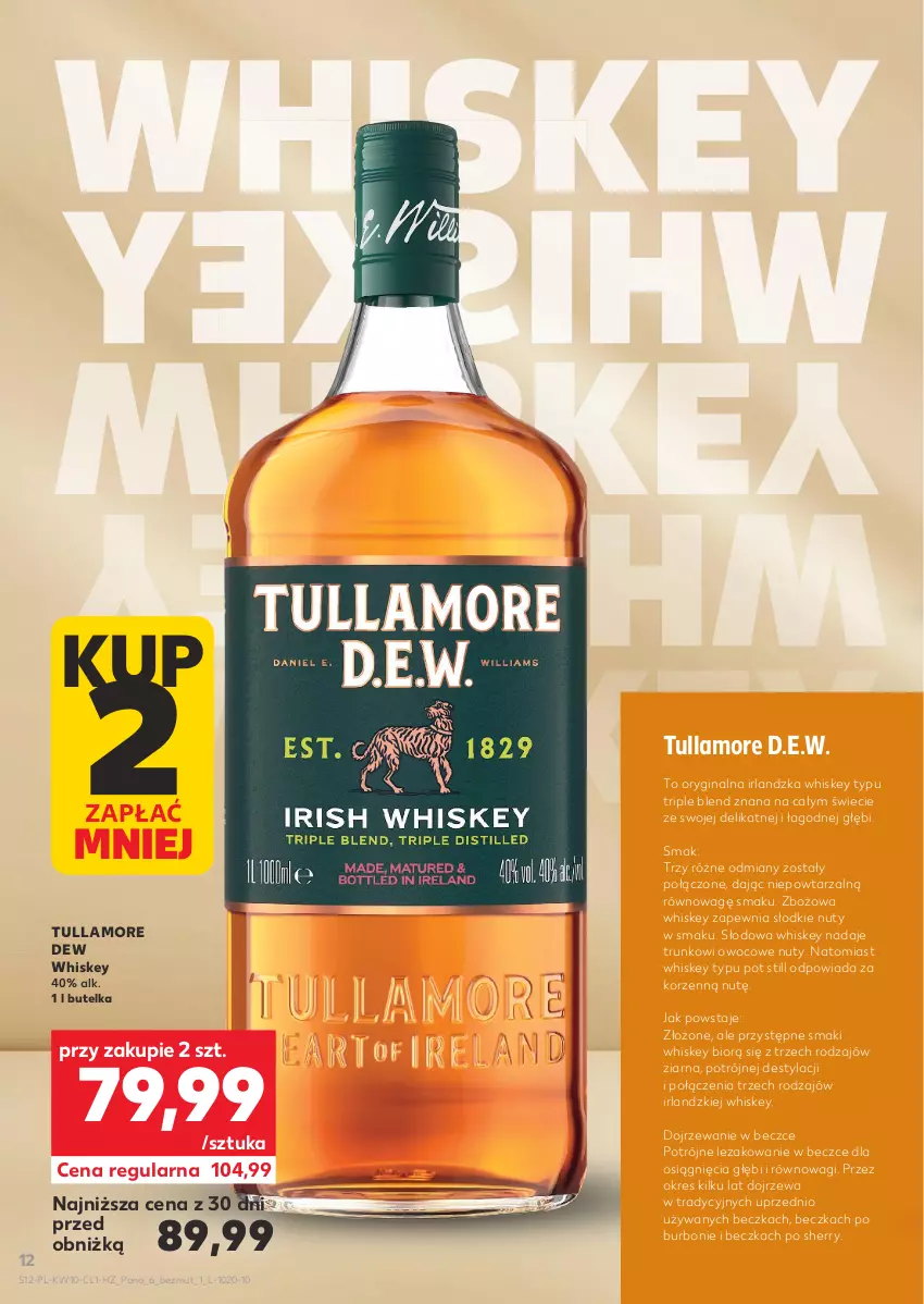 Gazetka promocyjna Kaufland - Barek Kauflandu - ważna 05.03 do 18.03.2026 - strona 12 - produkty: Gin, Nuty, Tullamore Dew, Wagi, Whiskey