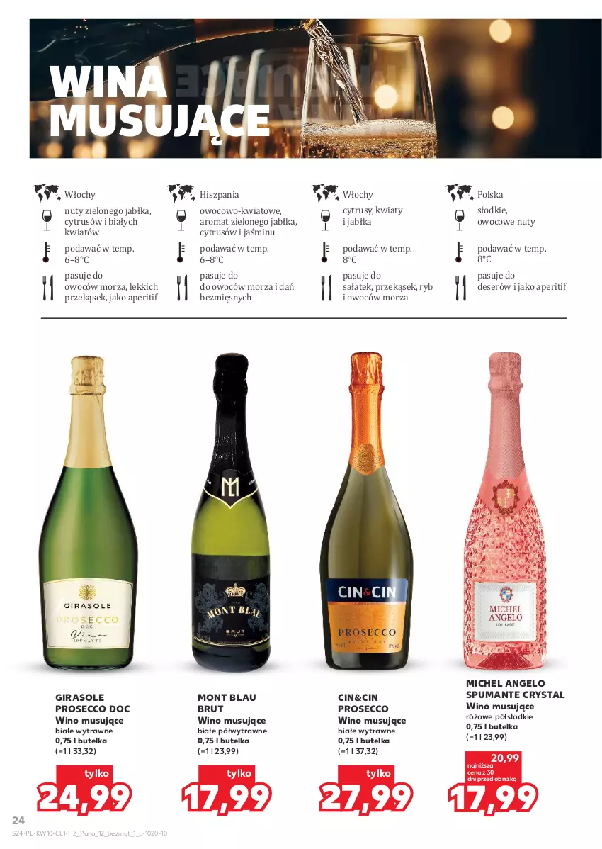 Gazetka promocyjna Kaufland - Barek Kauflandu - ważna 05.03 do 18.03.2026 - strona 24 - produkty: Deser, Jabłka, Mus, Nuty, Prosecco, Puma, Sałat, Ser, Wino, Wino musujące