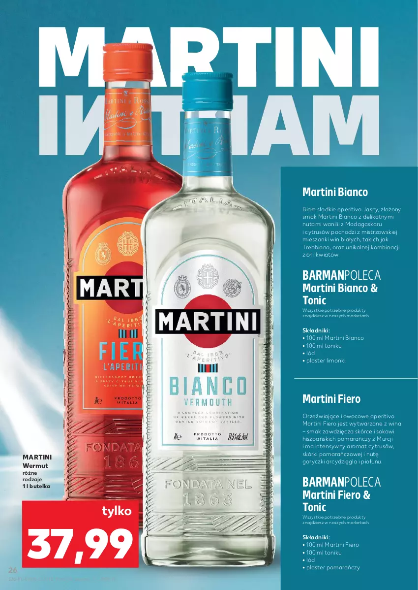 Gazetka promocyjna Kaufland - Barek Kauflandu - ważna 05.03 do 18.03.2026 - strona 26 - produkty: Martini, Sok, Tonik
