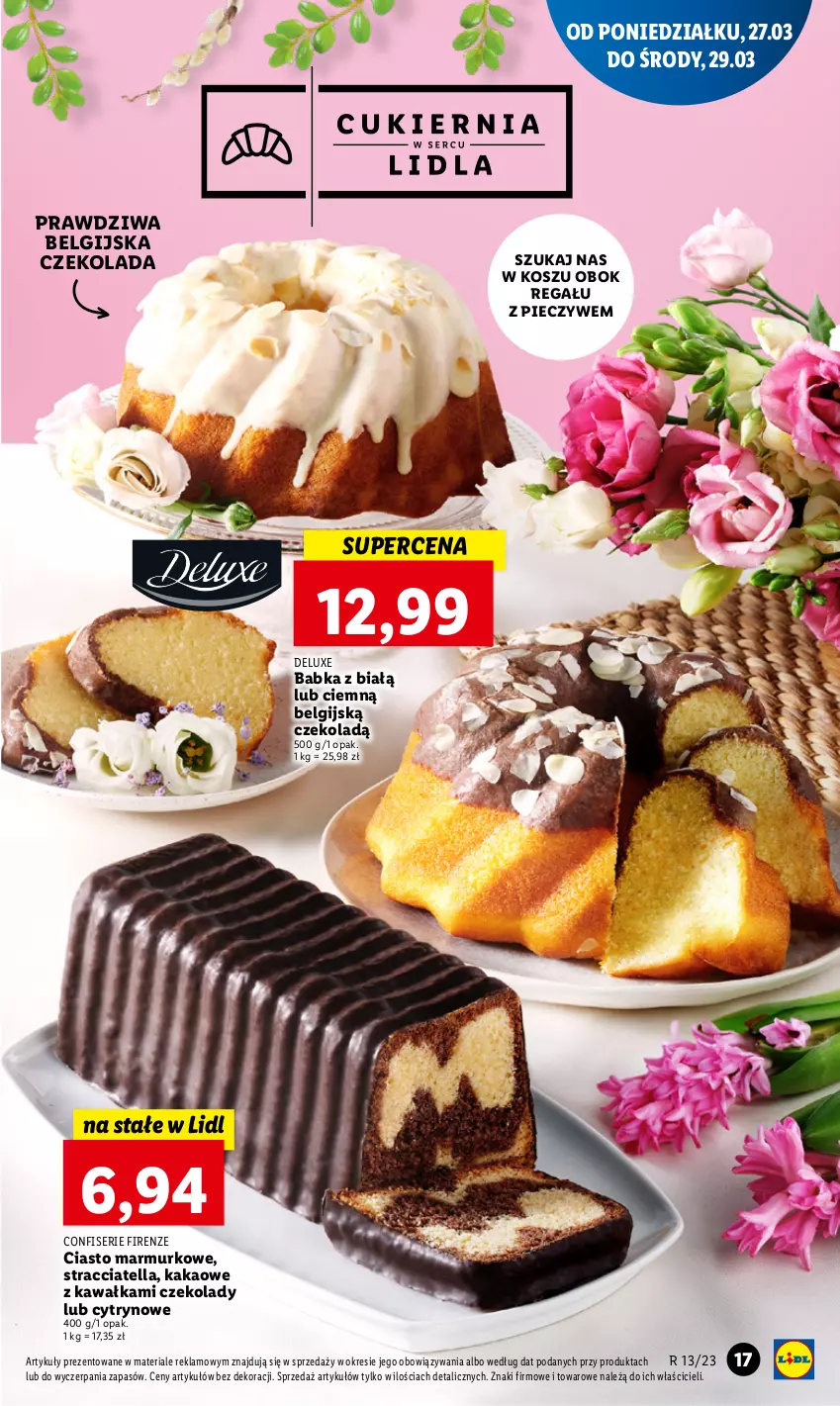 Gazetka promocyjna Lidl - GAZETKA - ważna 27.03 do 29.03.2023 - strona 21 - produkty: Babka, Czekolada, Kakao, Kawa, Kosz, LG, Piec, Regał, Ser