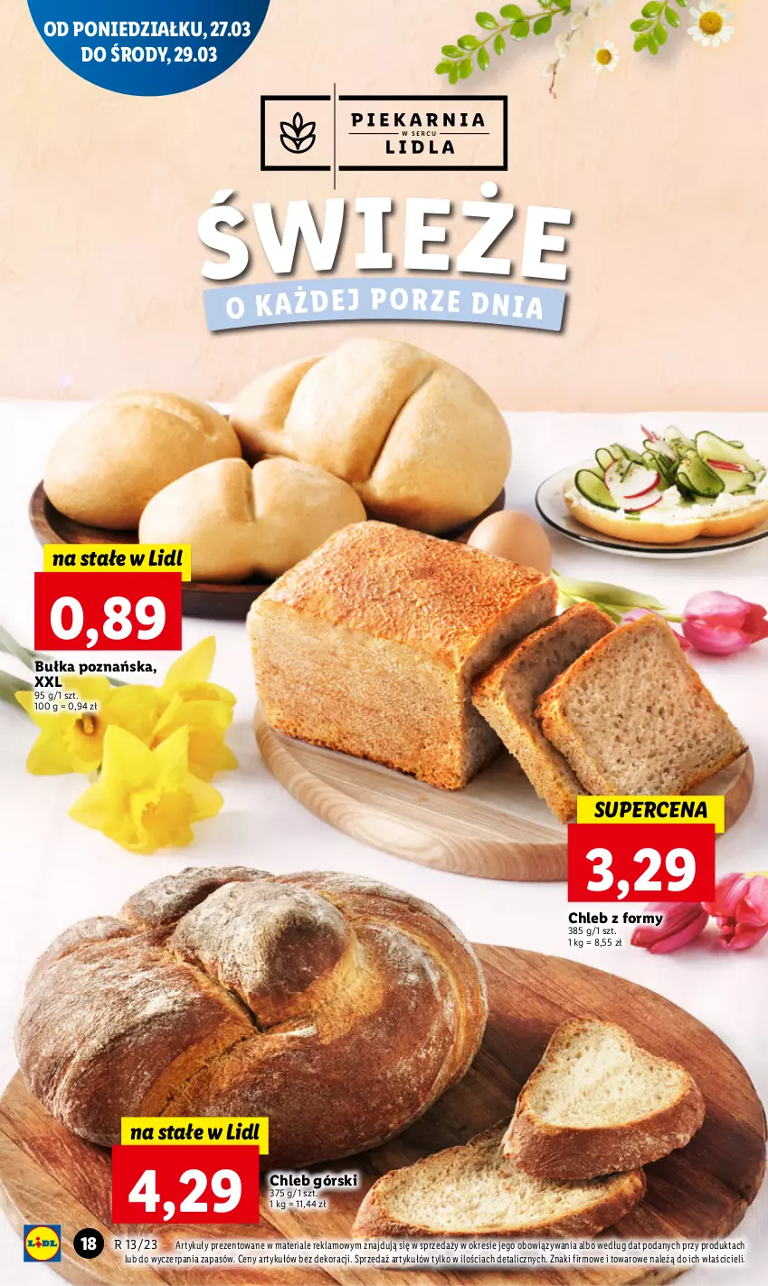 Gazetka promocyjna Lidl - GAZETKA - ważna 27.03 do 29.03.2023 - strona 22 - produkty: Bułka, Chleb