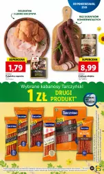 Gazetka promocyjna Lidl - GAZETKA - Gazetka - ważna od 29.03 do 29.03.2023 - strona 27 - produkty: Polędwica, Kiełbasa wiejska, Ser, Tarczyński, Kabanos, Kiełbasa