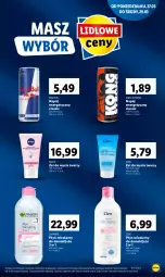 Gazetka promocyjna Lidl - GAZETKA - Gazetka - ważna od 29.03 do 29.03.2023 - strona 31 - produkty: Makijaż, Napój energetyczny, Red Bull, Płyn micelarny, Garnier, Napój, Nivea