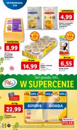 Gazetka promocyjna Lidl - GAZETKA - Gazetka - ważna od 29.03 do 29.03.2023 - strona 38 - produkty: Cheddar, Ser, Jogurt, Mlekovita, Pilos, Burger, Podlaski, Gouda, Kinder, Mleko, Fa