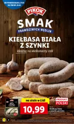 Gazetka promocyjna Lidl - GAZETKA - Gazetka - ważna od 29.03 do 29.03.2023 - strona 8 - produkty: Stół, PIKOK, Kiełbasa biała, Kiełbasa