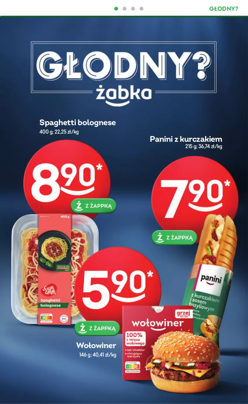 Gazetka promocyjna Żabka - ważna 30.08 do 12.09.2023 - strona 6 - produkty: Burger, Herbata, Kawa, Kurczak, Spaghetti