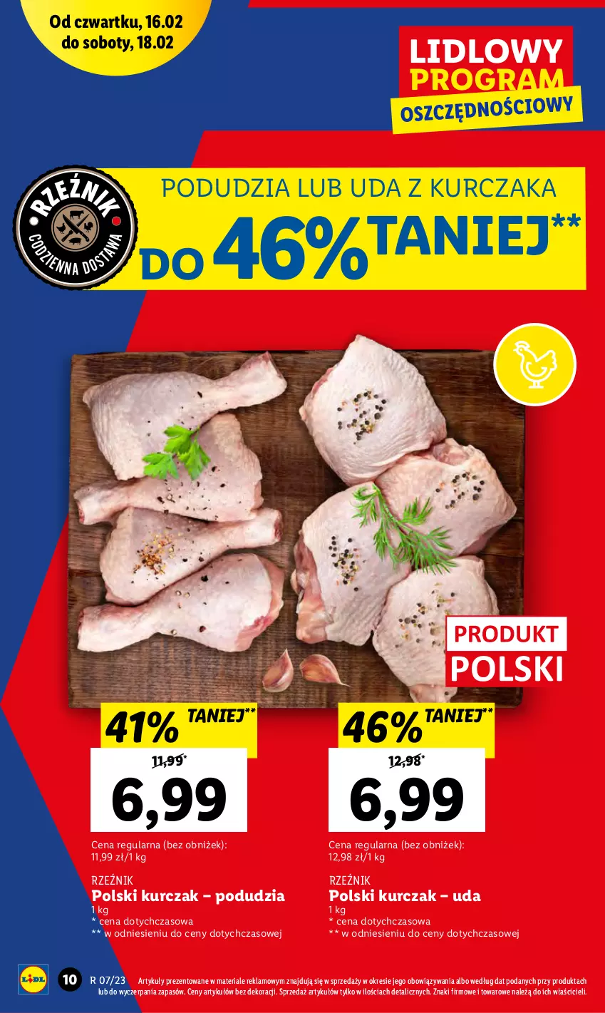 Gazetka promocyjna Lidl - GAZETKA - ważna 16.02 do 18.02.2023 - strona 10 - produkty: Kurczak