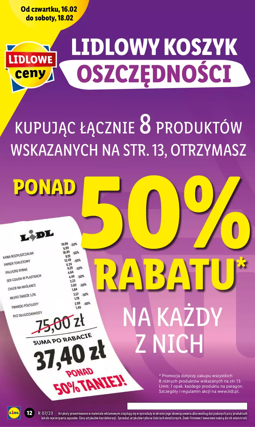 Gazetka promocyjna Lidl - GAZETKA - ważna 16.02 do 18.02.2023 - strona 12 - produkty: Kosz