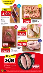 Gazetka promocyjna Lidl - GAZETKA - Gazetka - ważna od 18.02 do 18.02.2023 - strona 22 - produkty: Kurczak, Polędwica, Perliczka, Mięso mielone, Tusz, Wołowina, Mięso