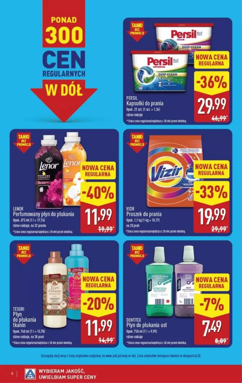 Gazetka promocyjna Aldi - Pełna oferta - ważna 28.09 do 03.10.2026 - strona 15 - produkty: Gala, Kapsułki do prania, LG, Płyn do płukania, Proszek do prania