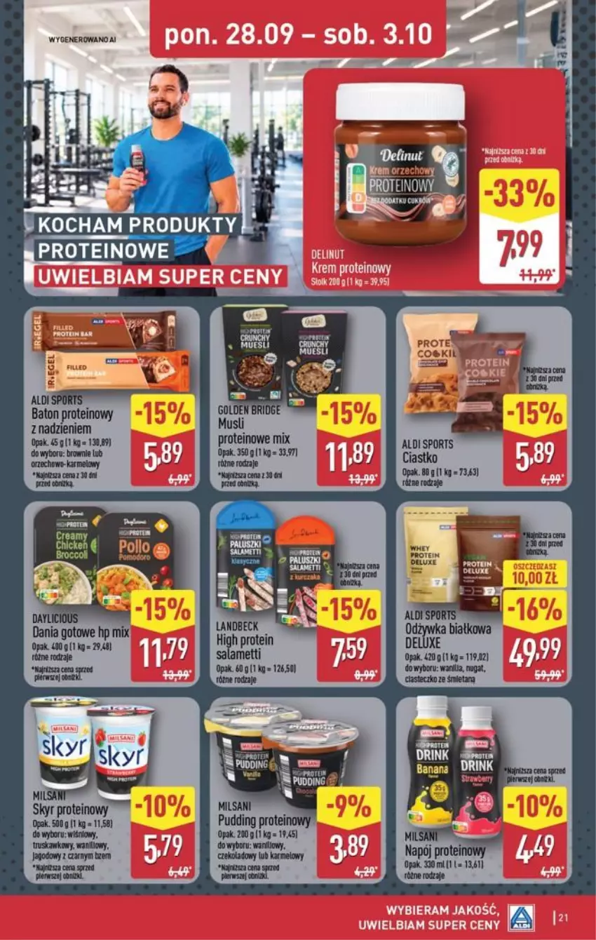Gazetka promocyjna Aldi - Pełna oferta - ważna 28.09 do 03.10.2026 - strona 21 - produkty: Baton, HP, Por, Sport, Truskawki