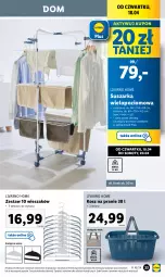 Gazetka promocyjna Lidl - GAZETKA - Gazetka - ważna od 20.04 do 20.04.2024 - strona 37 - produkty: Ivar, Wieszak, Kosz, Suszarka