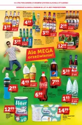 Gazetka promocyjna Groszek - Gazetka - ważna od 27.06 do 27.06.2023 - strona 4 - produkty: Piwa, Piwo, Koc, Gin, Gra, 7up, Papier, Mirinda, Coca-Cola, Papier toaletowy, Pepsi, Schweppes, Ręcznik, Napój izotoniczny, Woda, Harnaś, Napój, Captain Jack, Fa