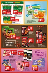 Gazetka promocyjna Groszek - Gazetka - ważna od 27.06 do 27.06.2023 - strona 7 - produkty: Buraczki, Ciastka, Ser, Pur, Gin, Królewski, Kukurydza konserwowa, Fasola, Mleczko, Grześki, Czekolada, Grill, Kamis, Mango, Groszek, Milka, Kukurydza, Szpinak, Fa