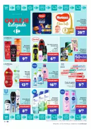 Gazetka promocyjna Carrefour - Gazetka Carrefour Okazje listopada - Gazetka - ważna od 30.11 do 30.11.2021 - strona 14 - produkty: Makijaż, Elseve, Top, Rexona, Pieluchy, Dezodorant, Majtki, Mleczko do ciała, Pasta do zębów, Wilkinson Sword, L’Oréal, Lacalut, Mleczko, Huggies, Szampon, Garnier, Pieluchomajtki, Nivea, Fa