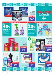 Gazetka promocyjna Carrefour - Gazetka Carrefour Okazje listopada - Gazetka - ważna od 30.11 do 30.11.2021 - strona 15 - produkty: Top, Gin, Papier, Finish, Bref, Air Wick, Tablet, Sati, Cillit Bang, Papier toaletowy, Silan, Płyn do płukania, Ręcznik, Rolki, Odświeżacz powietrza, Foxy, Zmywarki, Suplement diety, Tabletki do zmywarki