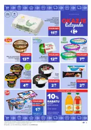 Gazetka promocyjna Carrefour - Gazetka Carrefour Okazje listopada - Gazetka - ważna od 30.11 do 30.11.2021 - strona 5 - produkty: Top, Sok, Ser, Benecol, Zott, Jaja, Optima Cardio, Beskidzki, Kosz, Bounty, Serek, Optima, Margaryna, Mars, Pudding, Deser, Mleczna kanapka, Karmi, Monte