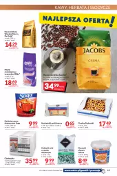 Gazetka promocyjna Makro - [Oferta promocyjna] Artykuły spożywcze i przemysłowe - Gazetka - ważna od 21.02 do 21.02.2022 - strona 13 - produkty: Ciastka, Herbatniki Petit Beurre, Orzeszki, Cukier, Kawa ziarnista, Saga, Kawa mielona, Kawa, Herbata czarna, Herbatniki, Mocca Fix Gold, Cukierki, Jacobs, Woseba, Orzeszki ziemne, Herbata, Napój, Milka