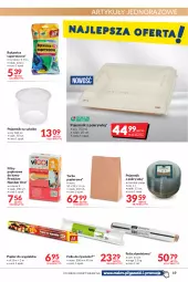 Gazetka promocyjna Makro - [Oferta promocyjna] Artykuły spożywcze i przemysłowe - Gazetka - ważna od 21.02 do 21.02.2022 - strona 19 - produkty: Papier, Pojemnik z pokrywką, Pojemnik, Sałat, Rękawice, Torba, Waga, Folia aluminiowa