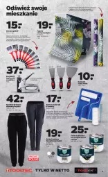 Gazetka promocyjna Netto - Gazetka non food - Gazetka - ważna od 10.04 do 10.04.2021 - strona 3 - produkty: Tapeta, Mop, Papier, Zestaw pędzli, Dres, Wałek, Kuweta, Spodnie, Spodnie dresowe, Fa