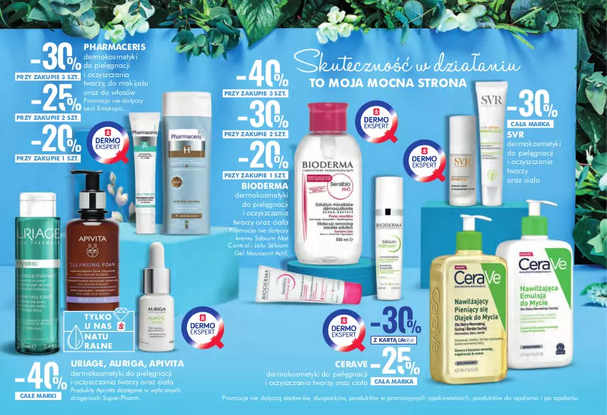 Gazetka promocyjna Super Pharm - Gazetka - ważna 07.04 do 02.05.2022 - strona 5 - produkty: Acer, Bioderma, CeraVe, Control, Kosmetyki do pielęgnacji, Makijaż, Pharmaceris, Ser, SVR, Top