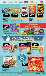 Gazetka promocyjna Netto - Od Czwartku - Gazetka - ważna od 04.07 do 04.07.2026 - strona 11 - produkty: Piec, Nutella, Warzywa, Corn flakes, Ser, Gra, Salami, Schogetten, Bell, Lody, Szynka, Pizza, Czekolada, Ferrero, Delicje, Danio, Nestlé, Hortex, Fa