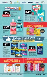 Gazetka promocyjna Netto - Od Czwartku - Gazetka - ważna od 04.07 do 04.07.2026 - strona 15 - produkty: Elseve, Listerine, Pampers, Pieluchy, Aquafresh, Majtki, Pasta do zębów, Płyn do płukania, Always, Szampon, Podpaski, Gillette, Odżywka, Pieluchomajtki, Luksja