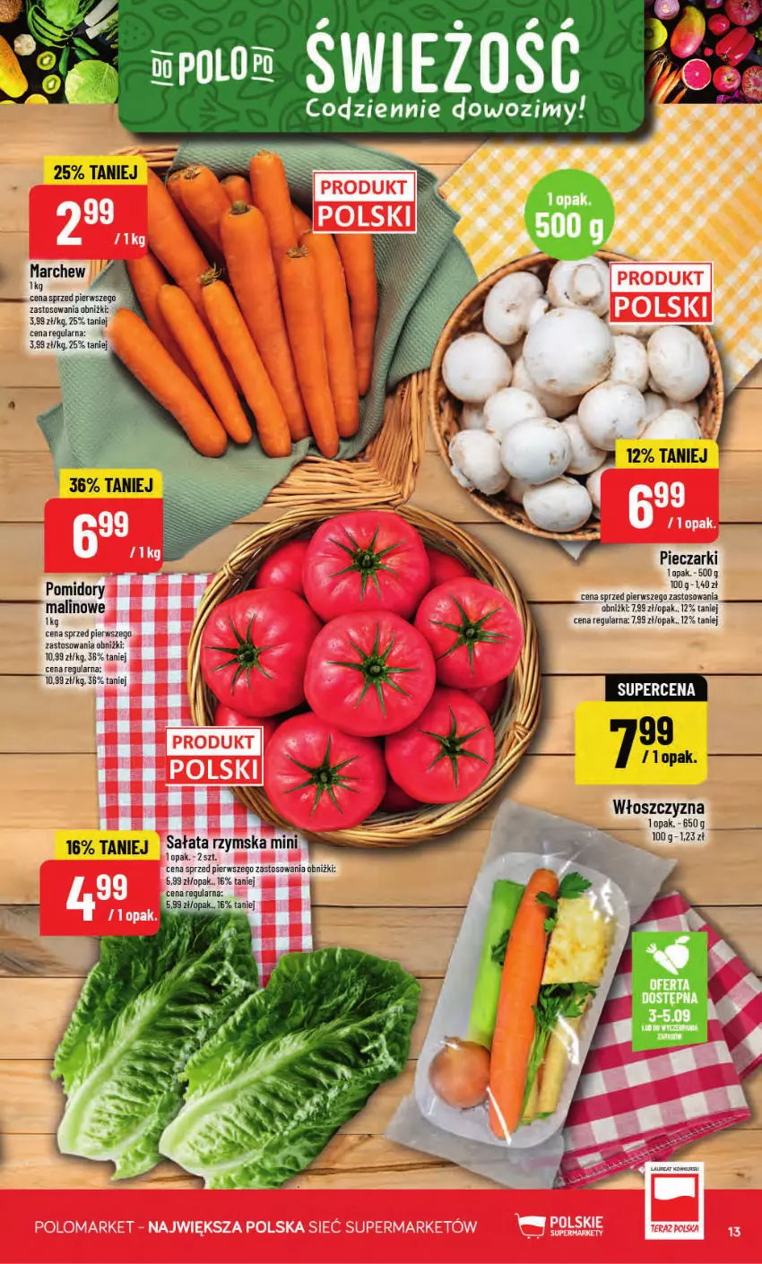 Gazetka promocyjna PoloMarket - Gazetka POLOmarket - ważna 02.09 do 08.09.2026 - strona 13 - produkty: Piec, Pomidory, Sałat