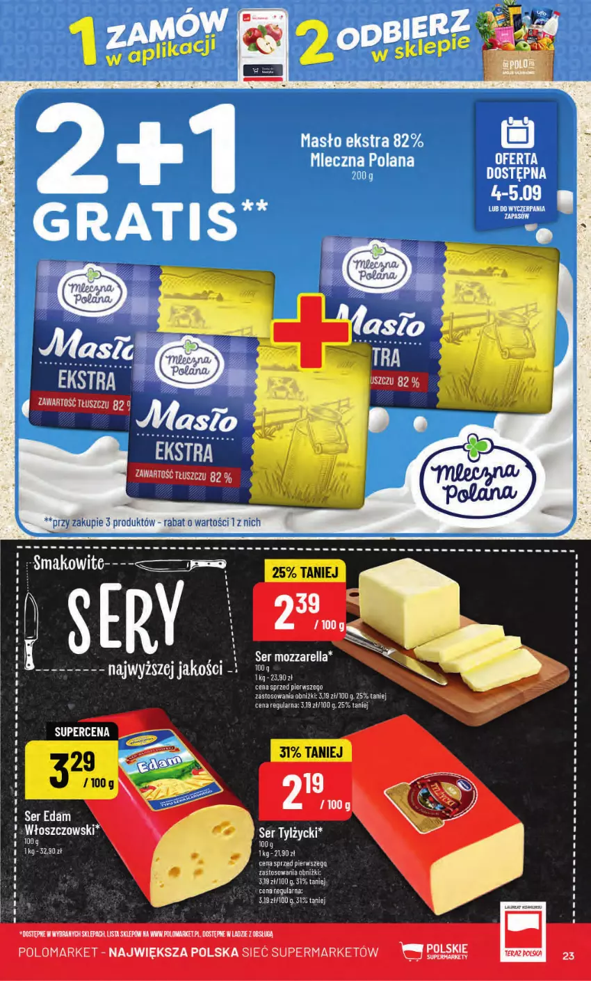 Gazetka promocyjna PoloMarket - Gazetka POLOmarket - ważna 02.09 do 08.09.2026 - strona 23 - produkty: Edam, Fa, Gra, LANA, Masło, Włoszczowski