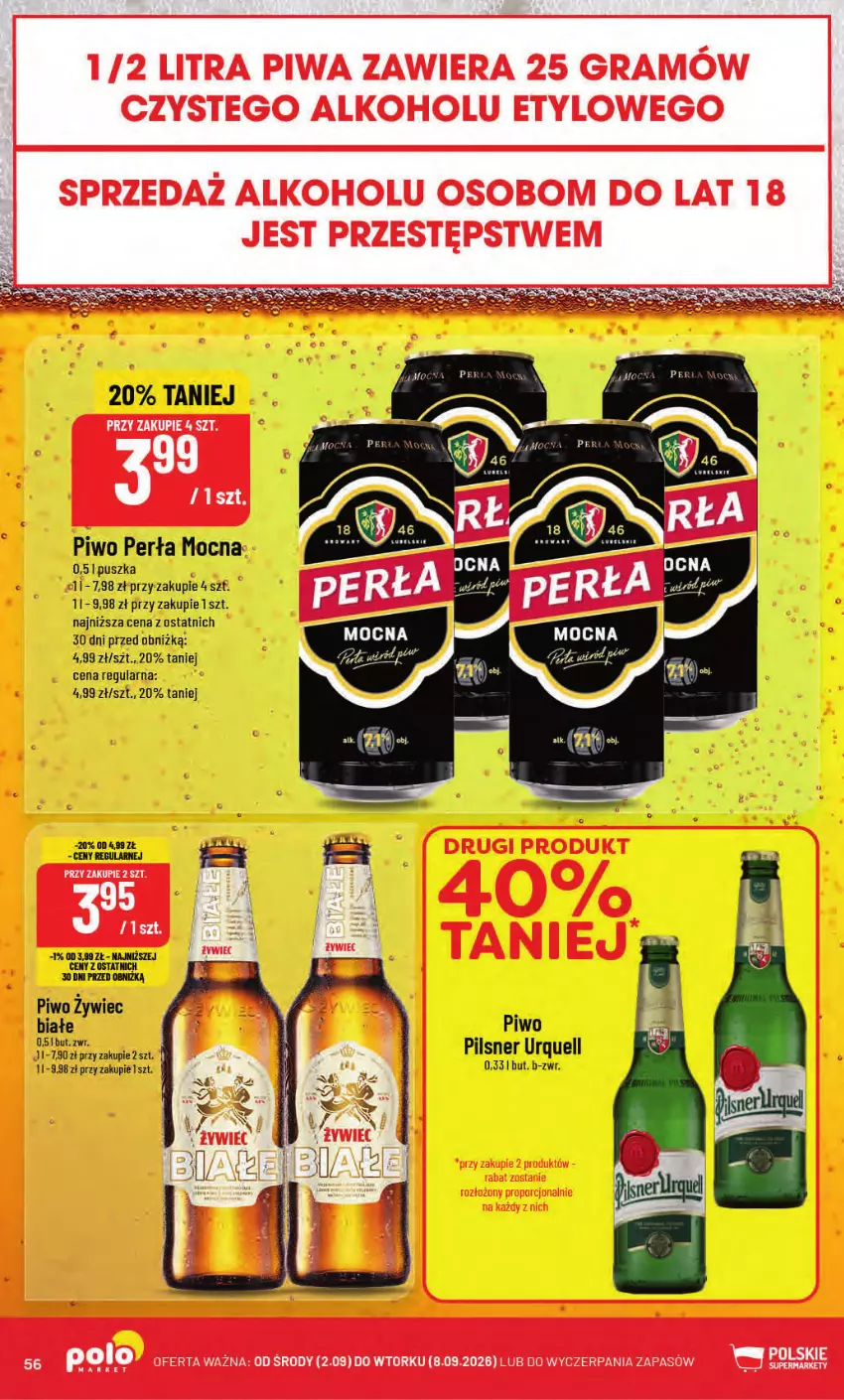 Gazetka promocyjna PoloMarket - Gazetka POLOmarket - ważna 02.09 do 08.09.2026 - strona 56 - produkty: Fa, Gra, HP, Perła, Piwa, Piwo