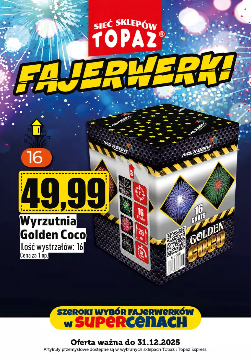 Gazetka promocyjna Topaz - Gazetka - ważna 01.12 do 31.12.2025 - strona 15 - produkty: Strzałów, Top