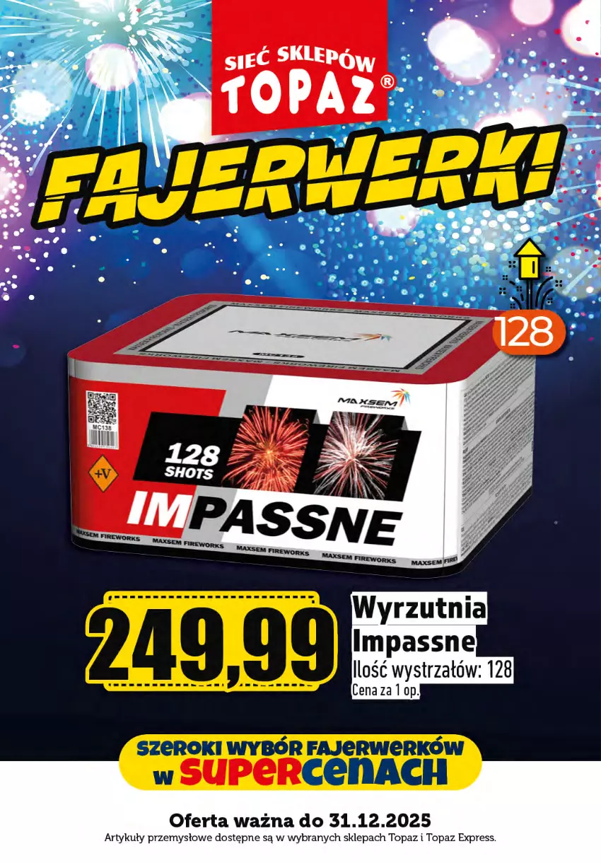 Gazetka promocyjna Topaz - Gazetka - ważna 01.12 do 31.12.2025 - strona 19 - produkty: Fa, Strzałów, Top