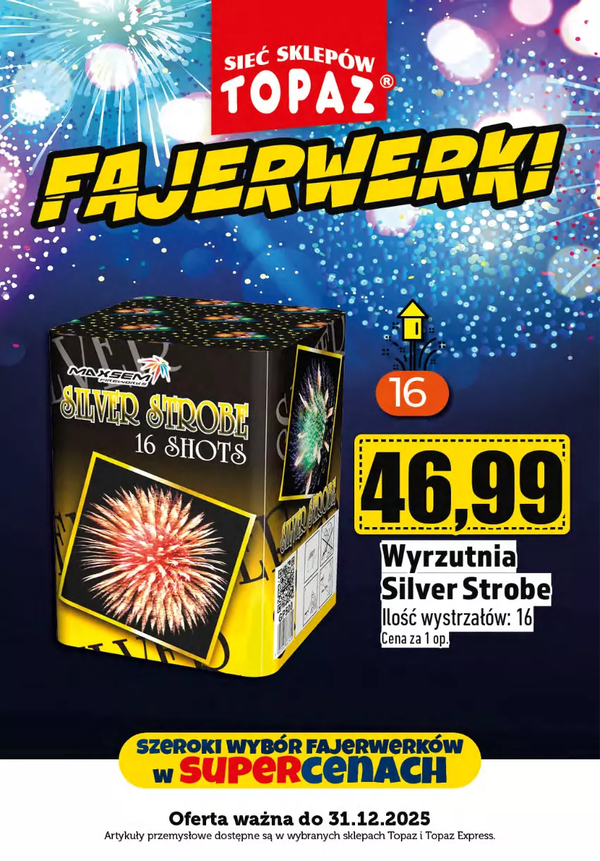 Gazetka promocyjna Topaz - Gazetka - ważna 01.12 do 31.12.2025 - strona 9 - produkty: Fa, Strzałów, Top