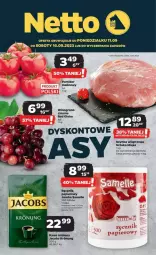 Gazetka promocyjna Netto - Gazetka - ważna od 16.09 do 16.09.2023 - strona 1 - produkty: Szynka wieprzowa, Kawa mielona, Kawa, Szynka, Ręcznik, Jacobs, Wino, Pomidor malinowy, Fa