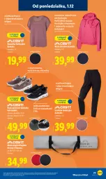 Gazetka promocyjna Lidl - GAZETKA - Gazetka - ważna od 07.12 do 07.12.2025 - strona 29 - produkty: Por, Buty, Kosz, Koszulka, Dres, Sport, Spodnie, Bluza, Olej, Bluza dresowa, Koszulka funkcyjna, LG