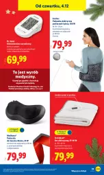 Gazetka promocyjna Lidl - GAZETKA - Gazetka - ważna od 07.12 do 07.12.2025 - strona 31 - produkty: Ciśnieniomierz, Koc, Isana, Poduszka, Poduszka elektryczna