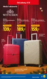Gazetka promocyjna Lidl - GAZETKA - Gazetka - ważna od 07.12 do 07.12.2025 - strona 55 - produkty: Walizka, Moda, Wittchen