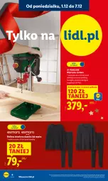 Gazetka promocyjna Lidl - GAZETKA - Gazetka - ważna od 07.12 do 07.12.2025 - strona 6 - produkty: Wiertarka, Tarka, Bielizna