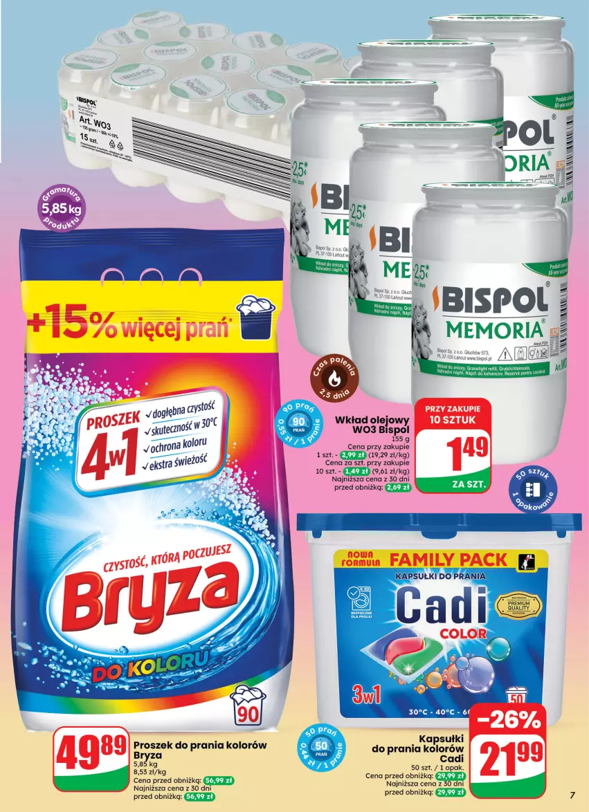 Gazetka promocyjna Dino - Weekendowe okazje - ważna 16.10 do 17.10.2026 - strona 7 - produkty: Gra, Olej, Piec, Por, Pralki, Proszek do prania, Wkład olejowy, Znicz