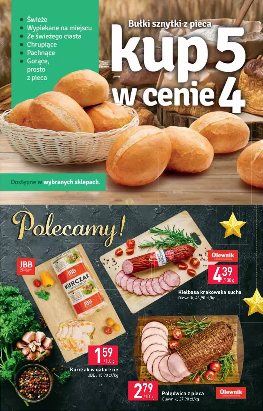 Gazetka promocyjna Stokrotka - Supermarket - ważna 18.11 do 24.11.2021 - strona 3 - produkty: Gala, Kiełbasa, Kiełbasa krakowska, Kurczak, Olewnik, Piec, Polędwica